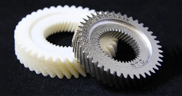 Engranes impresos en 3D PA12 para conveyor — KADDE