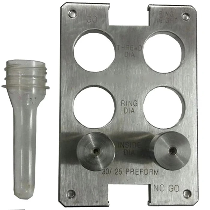 Plantilla de inspección GO/NO-GO — Poka-Yoke dimensional KADDE